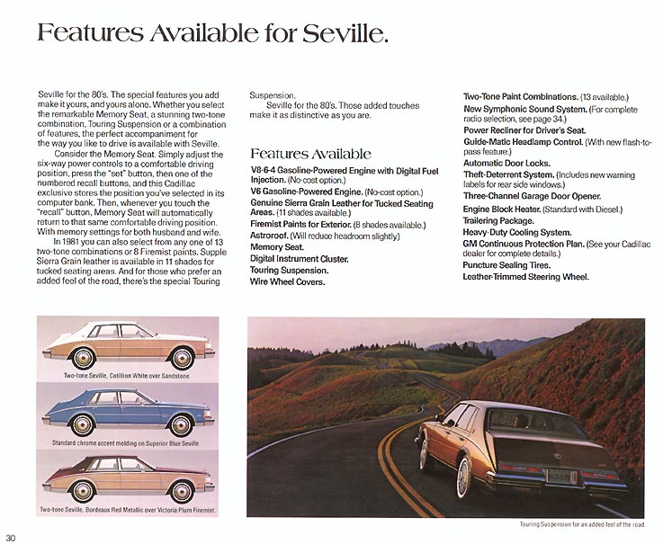 1981 Cadillac Brochure Page 13